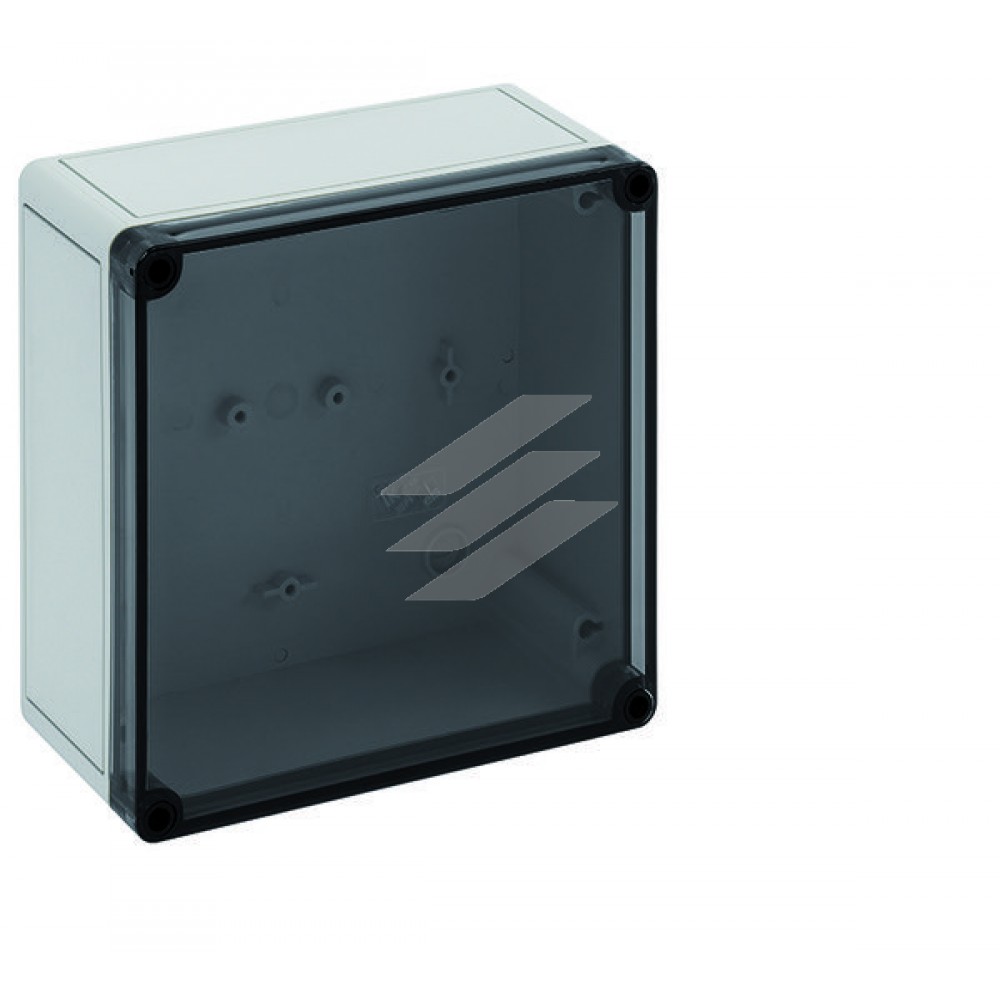 TK-коробка PS 1818-9-to (182х180х90мм), полістирол, гладкі стінки, IP66, прозора кришка, Spelsberg